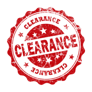 Clearance Parts